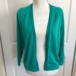 Land’s End Supima Cotton V-neck Cardigan